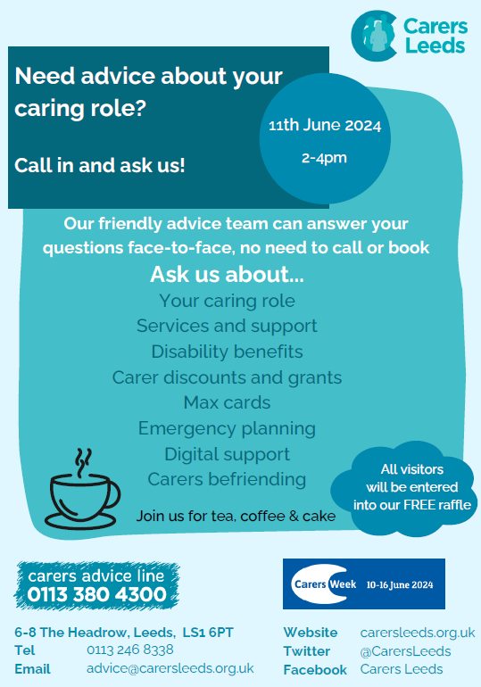 Supporting Carers Leeds 10th to 16th June 2024
